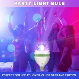 360 Rotating Light RGB Disco Party Crystal Ball Lights Effects Single Disco Ball-18