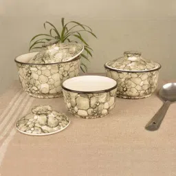 Sarayu (Set of 3) Ceramic Serving Bowl with Lid by StyleMyWay-picture-8