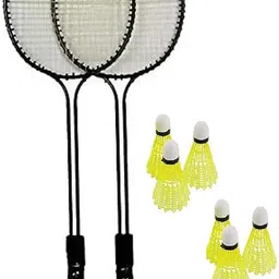 monika sports 2 PC Badminton set & 6 Nylon shuttle cock Badminton Kit-picture-26