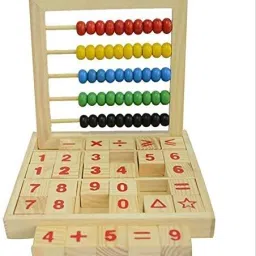 Abacus Kit and Math with Wooden Building Blocks-31
