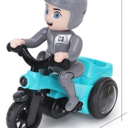 Stunt Tricycle Toy for Kids Lights & Music 360 Degree Rotating Stunt Bicycle Toy-image-14
