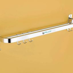 Stainless Steel 304 Grade Foldable Towel Hanger for Bathroom 24 inch 2 Bar Towel Rod-image-68