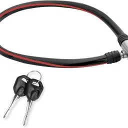 Multi purpose Stripes Cable Lock | Bike Lock | Cycle Lock | Helmet (Pack of 1) Bicycle Lock-picture-16