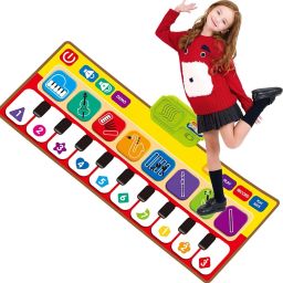 Musical Mat with Light & Music Interactive Learning Toy with Fun Sounds & Bright-image-20