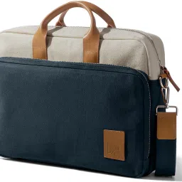 Men & Women White, Blue Messenger Bag-image-6