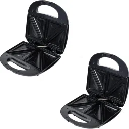 Compact 2 Slice Sandwich Maker Open Grill-picture-0