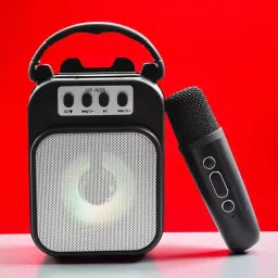 Nilesawar A311 Wireless Karaoke Mic with Bluetooth Speaker – Portable Singing System 5 W Bluetooth Speaker-image-89