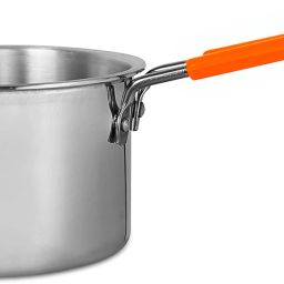 Pure Aluminium Saucepan/ Pot for Tea/ Milk/ Water | Silver Pan Cookware Sauce Pan 22 cm diameter 3 L capacity-image-25