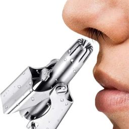 NIRMATSARAY Stainless Steel Painless Nose Trimmer Hair Clipper Ear Hair Cutter with Brush Trimmer 0 min Runtime 5 Length Settings-image-36