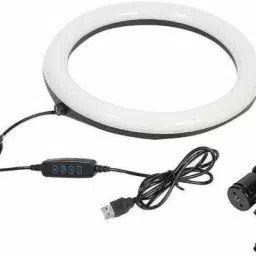 Krittoe LED Light 10 Inch With Cell Phone Holder Without Tripod Stand Ring Flash-image-32