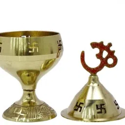 Brass Akahand Jyoti Deepak ( Diya ) Oil Lamp for Home and Office Temple Brass Table Diya-picture-7