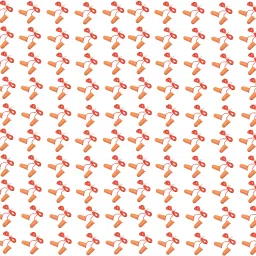 1110 Corded Foam, Noise Reduction Ear Plugs (Pack Of 100), Orange Ear Plug-image-9