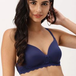 Women T-Shirt Lightly Padded Bra-image-1