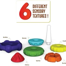funskool Stack A Rocket, Nesting & Stackable Textured Toy for Kids image 4