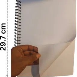 uniqpal NOTEBOOK A4 Notebook UNRULED / PLAIN 200 Pages image 2