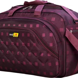 45 L Strolley Duffel Bag - 45 L Strolley Duffel Bag - Waterproof Luggage Travel Duffel Bag with Roller wheels Duffel Bag (purple) - Purple - Regular Capacity For Men & Women - Purple - Regular Capacity-image-27