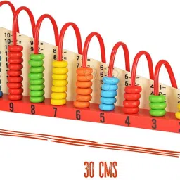 kishore collection Wooden Calculation Shelf+Abacus Frame(Combo)Stacking Counting learning for kids image 4