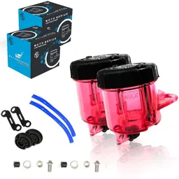 moto genius Front Brembo Brake Clutch Fluid Bottle Oil Reservoir Tank Cup (RED) 2QTY Oil Filler Cap-picture-5