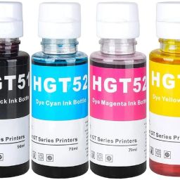 ASV GT51 Refill Ink for 310, 315, 319, 410, 415, 419, GT5810, GT5820, GT5821 Black + Tri Color Combo Pack Ink Bottle-45