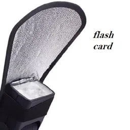 Kate camera flash pack of 2 card (silver/wighte) CAMERA FLASH Diffuser image 4