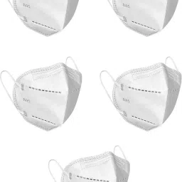 100% Certified CE, FDA, GMP, ISO Approved Anti-Pollution, Anti-Bacterial, Anti-Viral 5 Layer Protection, N95/KN95 FFP2 Face Mask for Unisex, Men, Women, Boys & Girls (BFE>95%) N95Mask_05 Reusable, Water Resistant-5