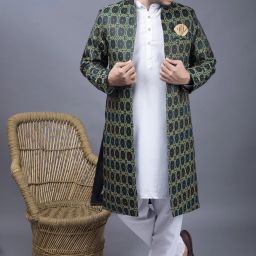 Brand Boy Printed Sherwani-image-57