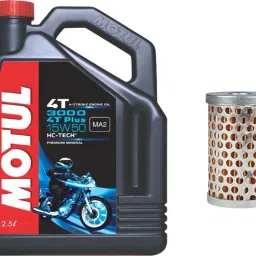 3000 4T 15W50 2.5L & OIL FILTER Synthetic Blend Engine Oil-19