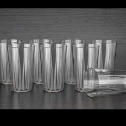 (Pack of 8) Plastic Unbreakable Pcs) Glass Set Water/Juice Glass-image-29