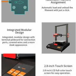 anet ET4 3D Printer with PLA Open Source Filament 3D Printer image 5