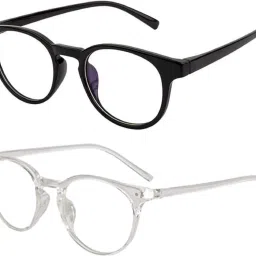 UV Protection Rectangular, Retro Square, Spectacle Sunglasses (Free Size)-image-3