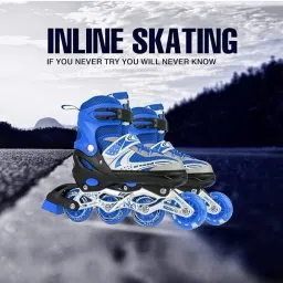 Inline Roller Outdoor Skating Shoes with LED Flash Lights(1Pair)-picture-9