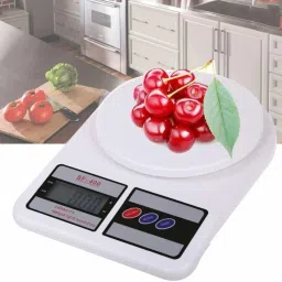RAWZZ SF 400 Electronic Digital 1Gm-10 Kg Weight Scale Lcd Kitchen Machine Measure For Measuring Fruits , Shop , Food , Vegetable , Vajan , Offer , Kirana Kata , Kirana New Weighing Scale (White) Weighing Scale-21