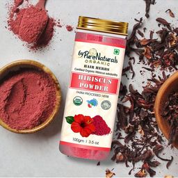 byPureNaturals Organic 100% Natural Herbal Hibiscus Flower Powder - 100 g-57