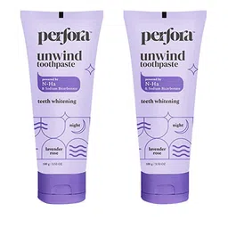 Perfora Unwind Teeth Whitening Toothpaste - 100g Each - Lavender Rose-21