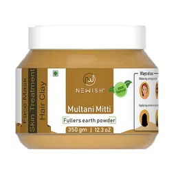 NEWISH Fullers Earth 100& Natural Multani Mitti Powder 350g-38