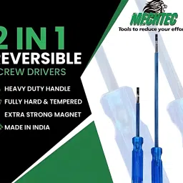 mechtec 4 Pcs Screw Driver Tools Kit set 2-in-1 Reversible Magnetic Hex With Sleeves Combination Screwdriver image 2