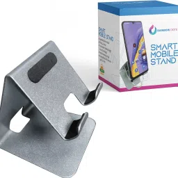 Rainbow Dots Sparkling Silver Cell Phone Stand, Phone Dock: Cradle, Holder, Stand for Office Desk Online class Mobile Holder-17