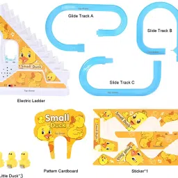 toy arena Little Lovely Duck Slide Escalator Toy with Lights and Music image 2