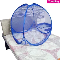 houseofcommon Polyester Kids Washable Baby Mosquito Net Foldable with Premium net | Portable Newborn Net Bed Mosquito Net image 3