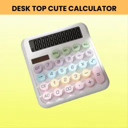 Desktop Calculator, 12-Digit Large LCD and Large Buttons for Office, Homes R304 Basic Calculator-11
