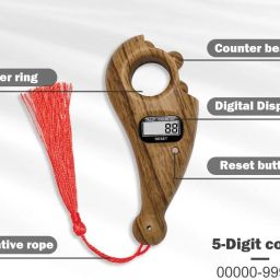 Japmala Tally Clicker – Adjustable Ring(જપમાળા)(डिजिटल टैली फिंगर काउंटर) Digital Tally Counter-image-27