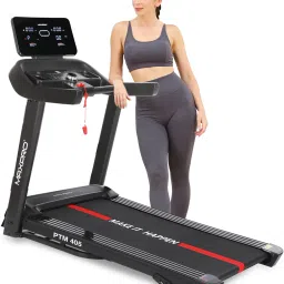 FORCE PTM405 4.5HP Peak,110kg User weight,Fit Show App,LED Display for home use Treadmill-image-17