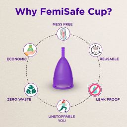femisafe Small Reusable Menstrual Cup image 4