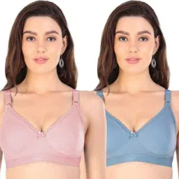 Pack of 2 Women Full Coverage Non Padded Bra-1
