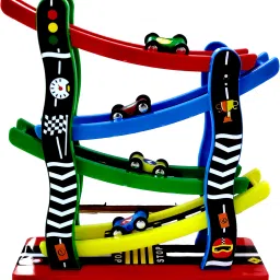 Playful Car Ramp Toy with four cars-20