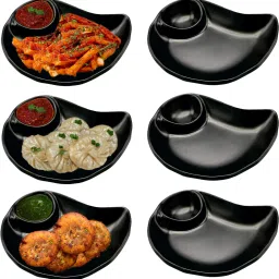 Exclusive Pack of 6 Multipurpose Serving Platter for All Type Of Snacks Chip & Dip Tray-image-10