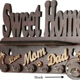 brown 0034 multipurpose unique collection different styles Wood Key Holder-image-6