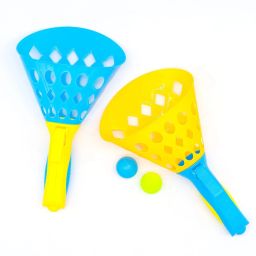 Paddle Catch Game Set with Color Balls-image-81