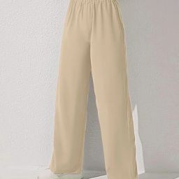 Women Solid Beige Track Pants-image-86