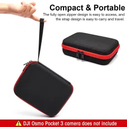 Verilux Carrying Case for DJI OSMO Pocket 3 Camera Storage Bag with Hand StrapCamera Bag image 4
